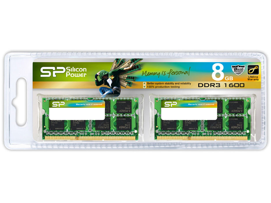 SP008GBSTU160N22 [SODIMM DDR3 PC3-12800 4GB 2枚組]