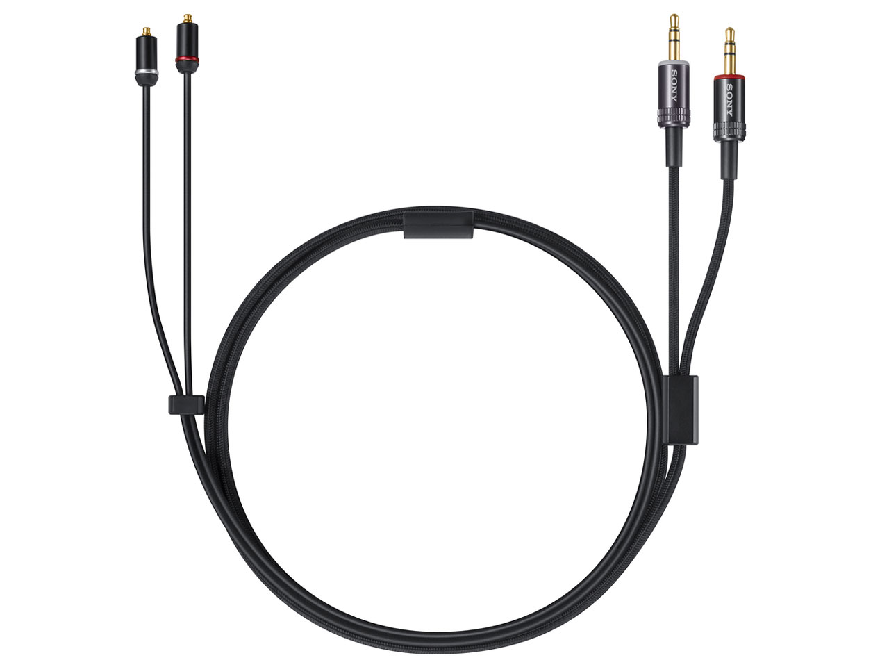 MUC-M12BL2 3極ミニプラグ(バランス接続)x2⇔専用端子 [1.2m]