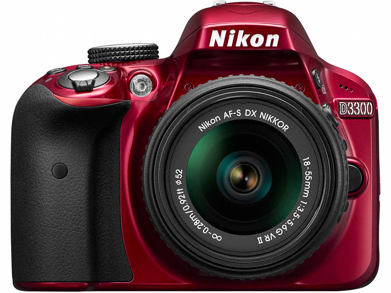D3300 18-55 VRII レンズキット [レッド]
