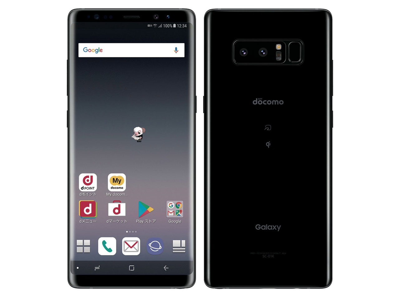 Galaxy Note8 SC-01K docomo [Midnight Black]
