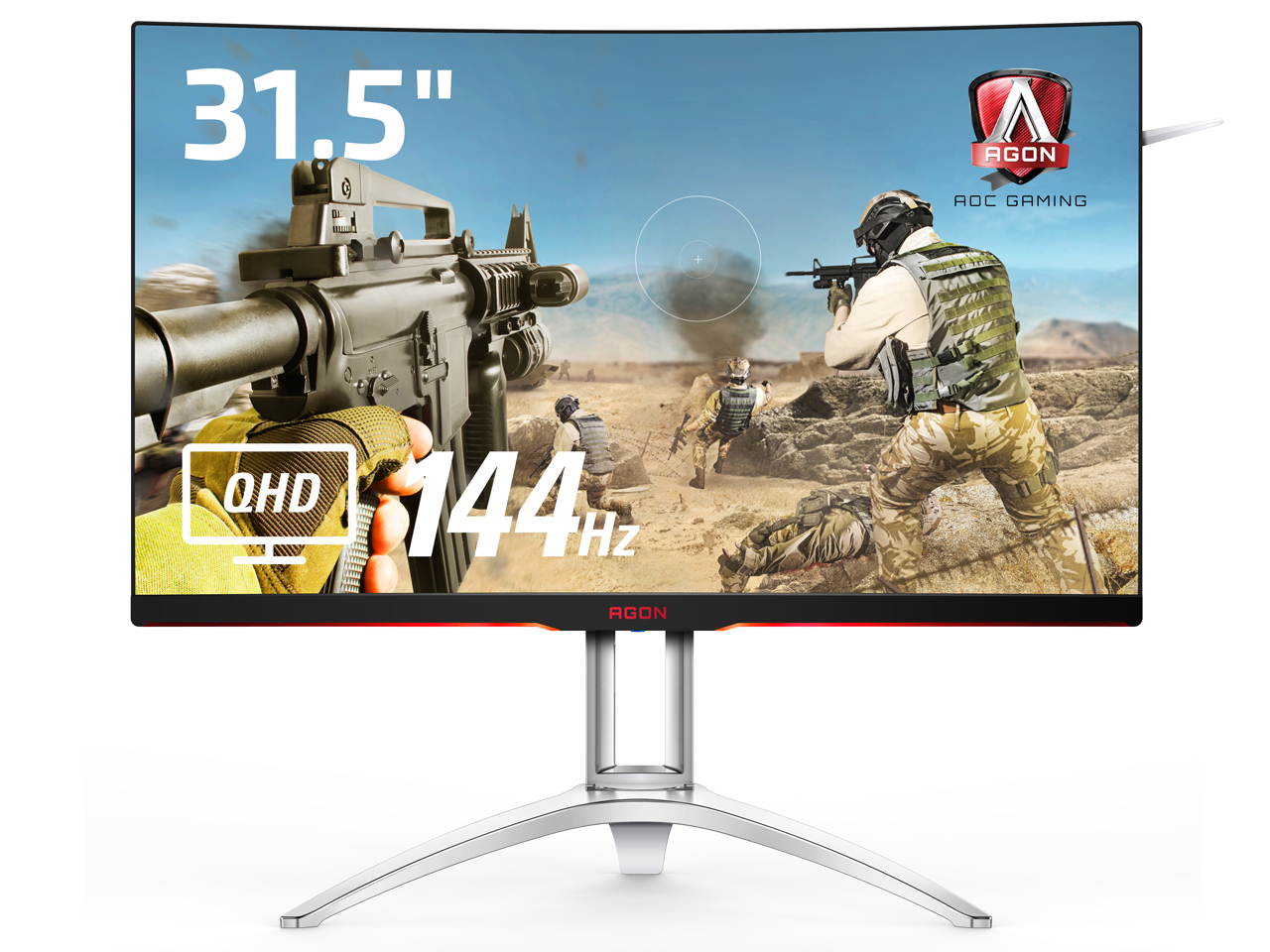 AGON AG322QC4/11 [31.5インチ ブラック&シルバー]