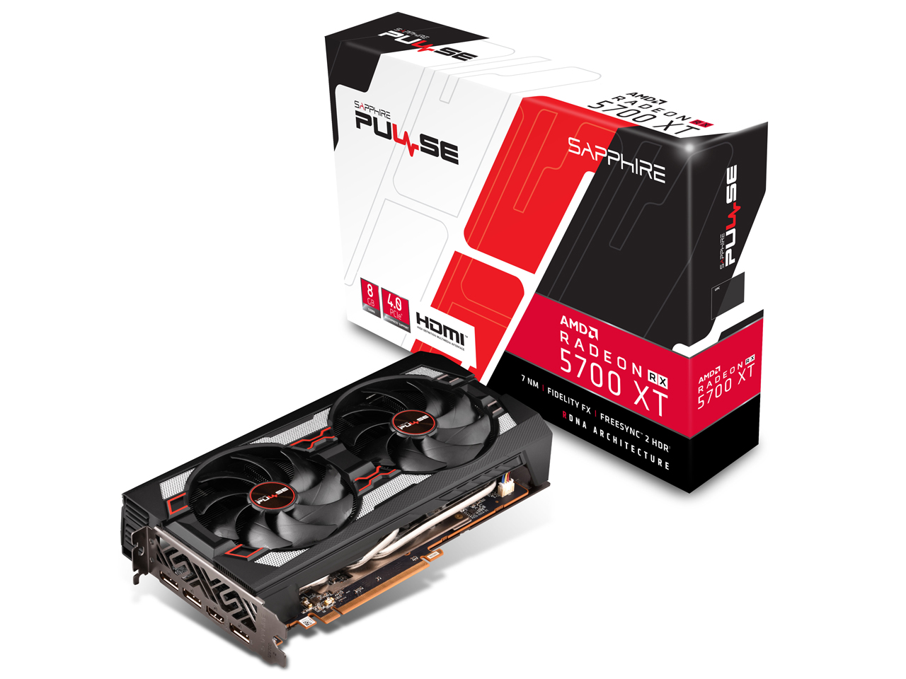 SAPPHIRE PULSE RADEON RX 5700 XT 8G GDDR6 HDMI/TRIPLE DP OC W/BP (UEFI) [PCIExp 8GB]