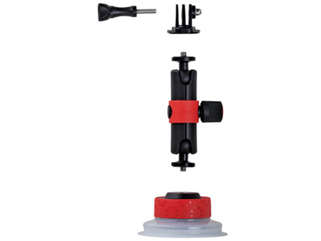 サクションカップ&ロッキングアーム [ブラック/レッド]