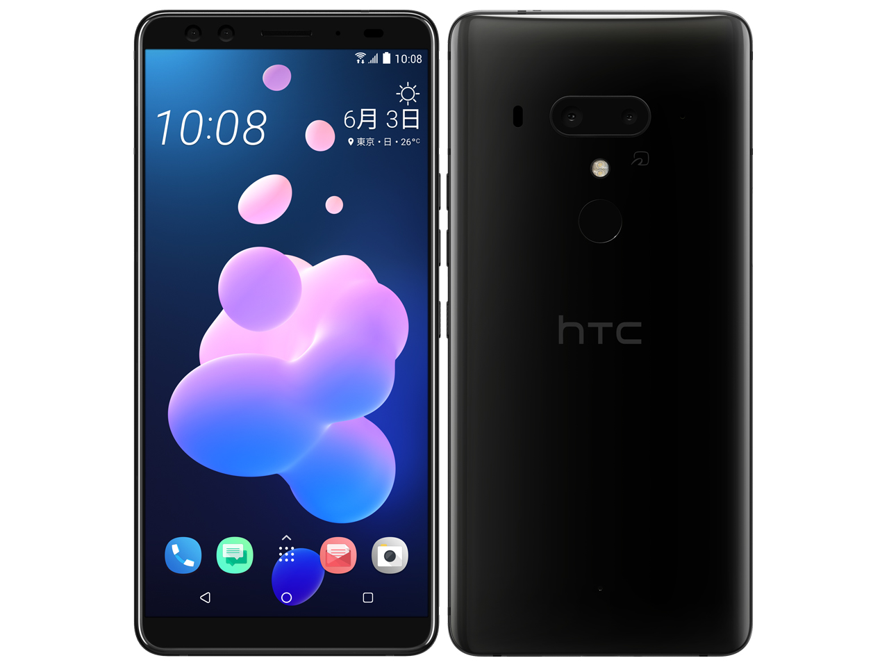 HTC U12+ ノンキャリア版 [セラミック ブラック] 