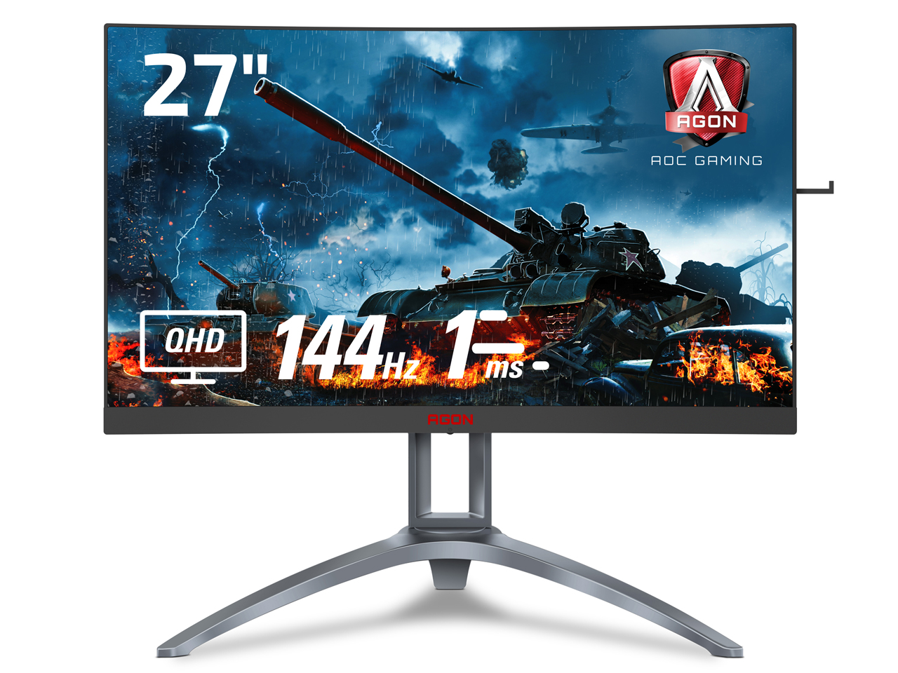 AGON AG273QCX/11 [27インチ Black&Red]