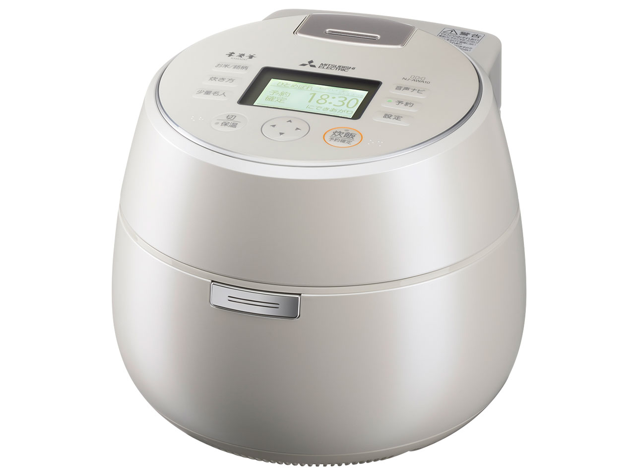 本炭釜 KAMADO NJ-AWA10-W [白真珠]