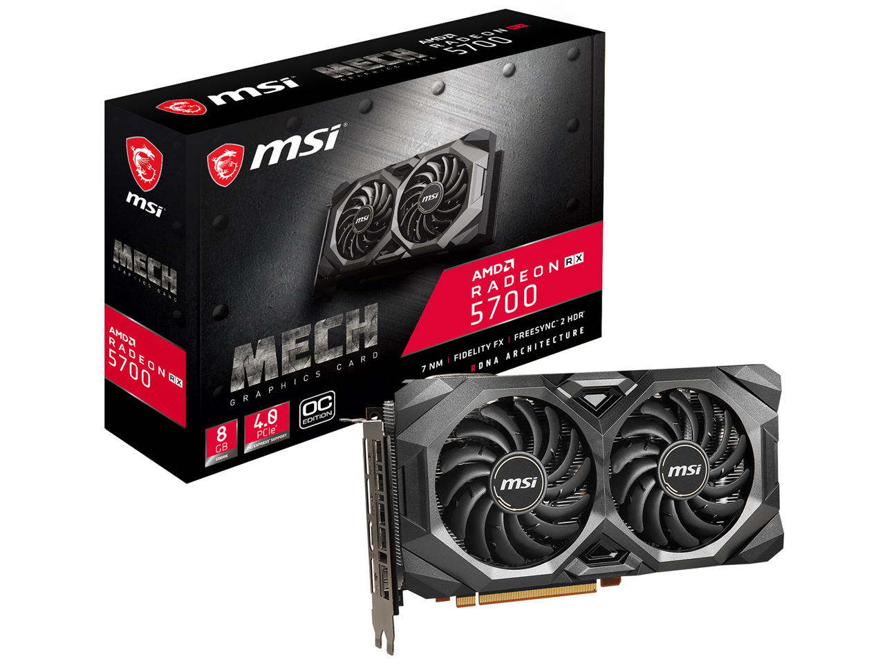 Radeon RX 5700 MECH OC [PCIExp 8GB]