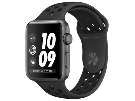 Apple Watch Nike+ Series 3 GPSモデル 42mm MTF42J/A [アンスラサイト/ブラックNikeスポーツバンド]