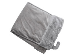 ルルド ふわポカ ブランケットポンチョ AX-KNL2010gr [グレー]