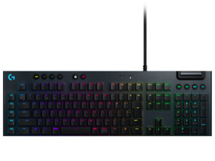 G813 LIGHTSYNC RGB Mechanical Gaming Keyboards-Linear G813-LN [カーボンブラック]