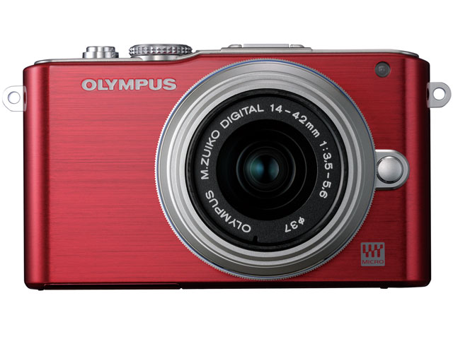 OLYMPUS PEN Lite E-PL3 ボディ [レッド]