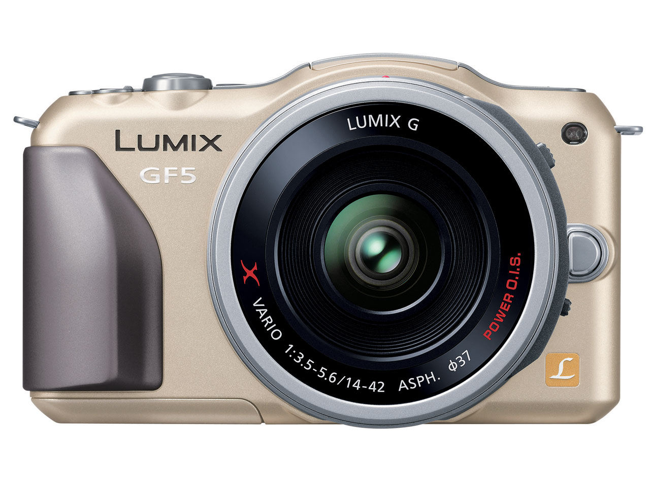 LUMIX DMC-GF5X-N 電動ズームレンズキット [シャンパンゴールド]
