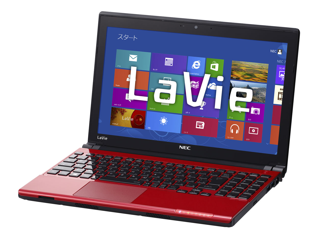 LaVie M LM550/JS6R PC-LM550JS6R [ブレイズレッド]