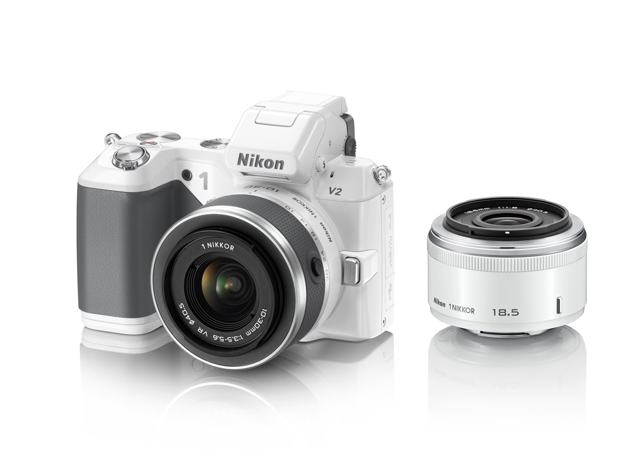 Nikon 1 V2 ダブルレンズキット [ホワイト]