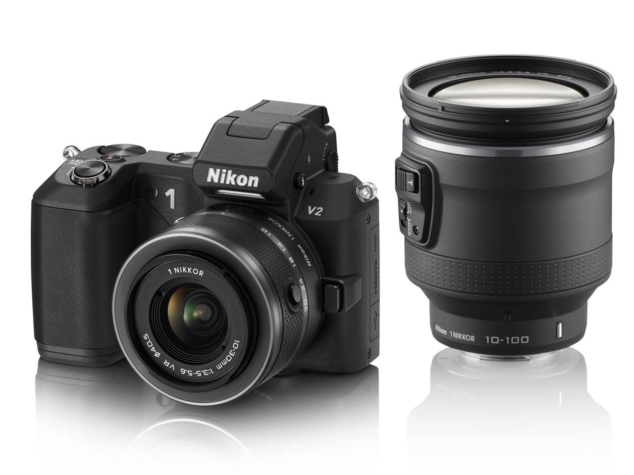 Nikon 1 V2 ハイパーダブルズームキット [ブラック]