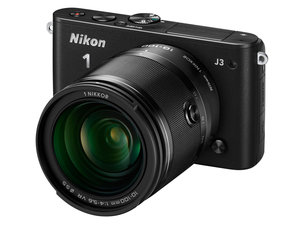 Nikon 1 J3 小型10倍ズームキット [ブラック]