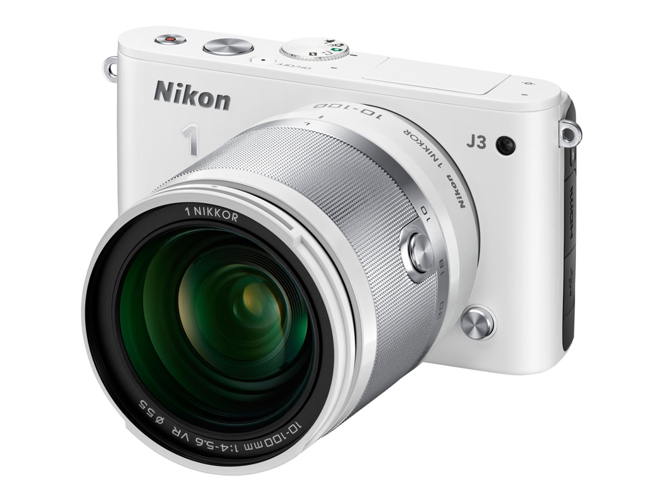Nikon 1 J3 小型10倍ズームキット [ホワイト]