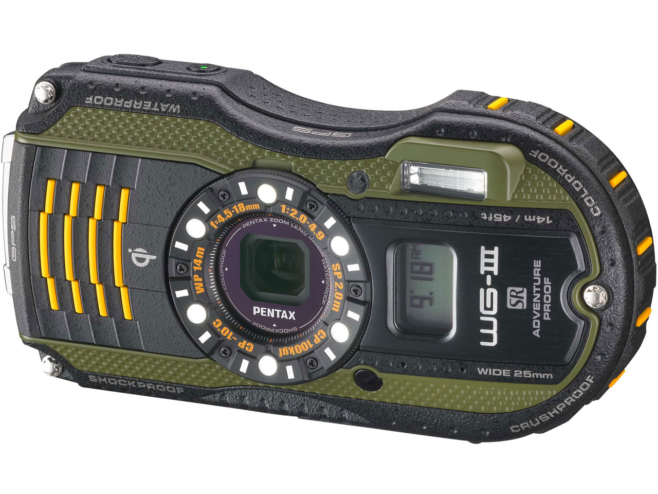 PENTAX WG-3 GPS [グリーン]