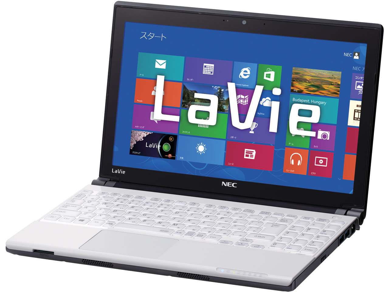 LaVie M LM550/LS6W PC-LM550LS6W [フラッシュホワイト]