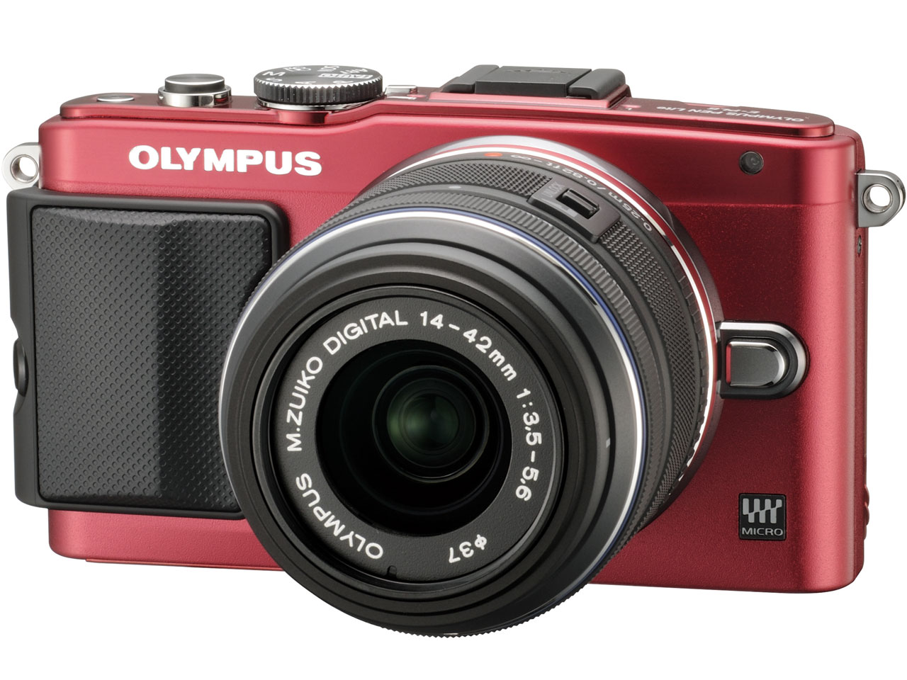 OLYMPUS PEN Lite E-PL6 レンズキット [レッド]