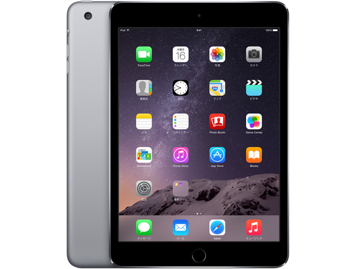 iPad mini 3 Wi-Fiモデル 16GB MGNR2J/A [スペースグレイ]