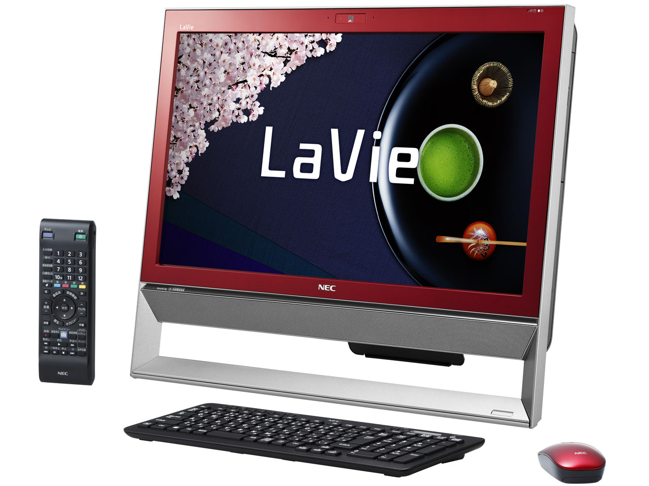 LaVie Desk All-in-one DA370/AAR PC-DA370AAR [クランベリーレッド]