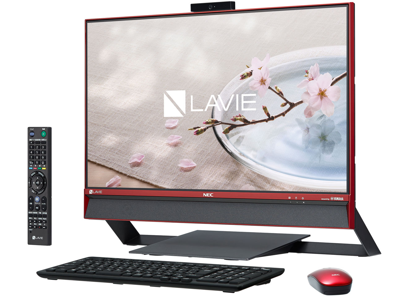 LAVIE Desk All-in-one DA770/DAR PC-DA770DAR [クランベリーレッド]