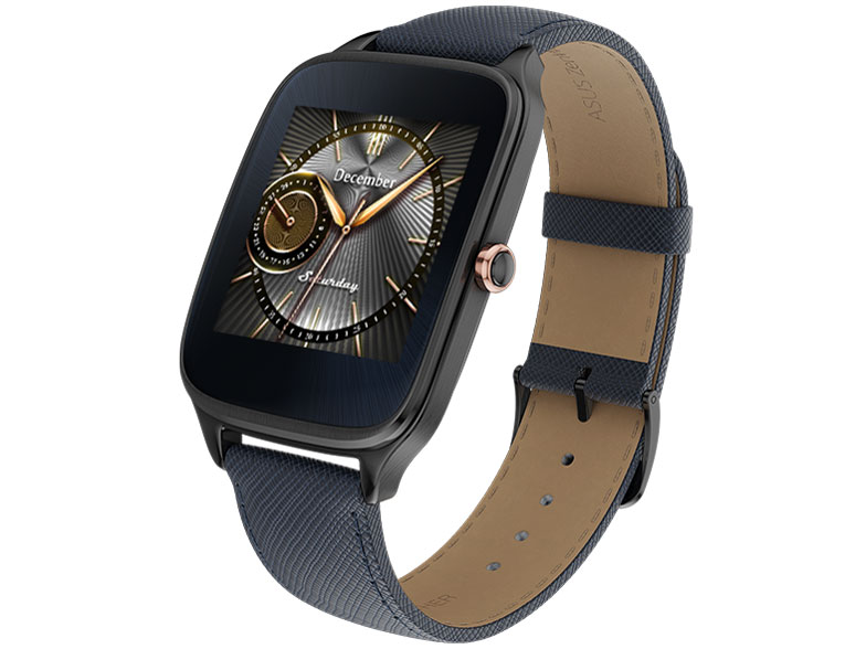 ASUS ZenWatch 2 WI501Q(BQC)-BL04 [ガンメタル/ダークブルー]