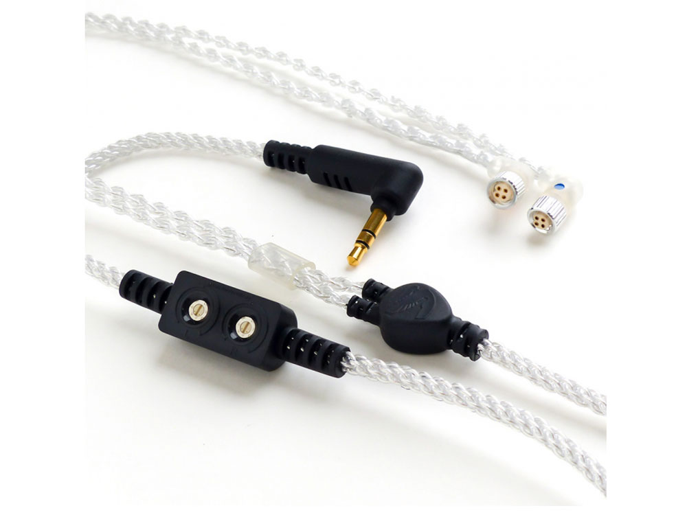 JH 4pin Premium Spare Cable JHA-JH4PIN/CABLE/CLEAR/48INCH/N1 ミニプラグ⇔専用端子 [クリア 1.2m]