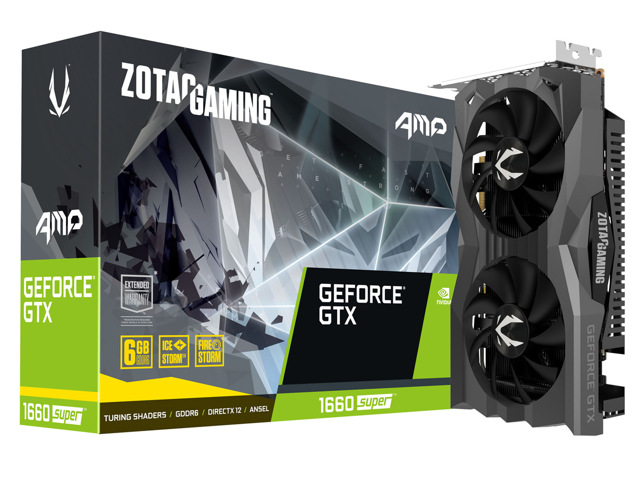 ZOTAC GAMING GeForce GTX 1660 SUPER AMP ZT-T16620D-10M [PCIExp 6GB]