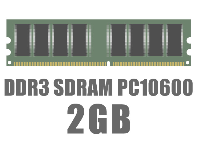 DIMM DDR3 SDRAM PC3-10600 2GB