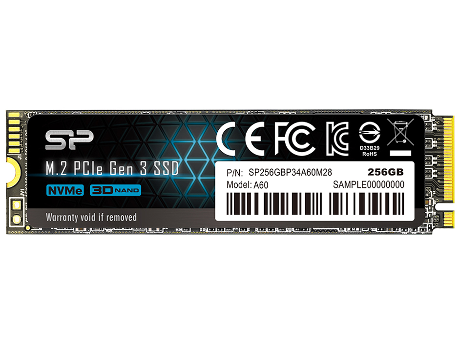 PCIe Gen3x4 P34A60 SP256GBP34A60M28