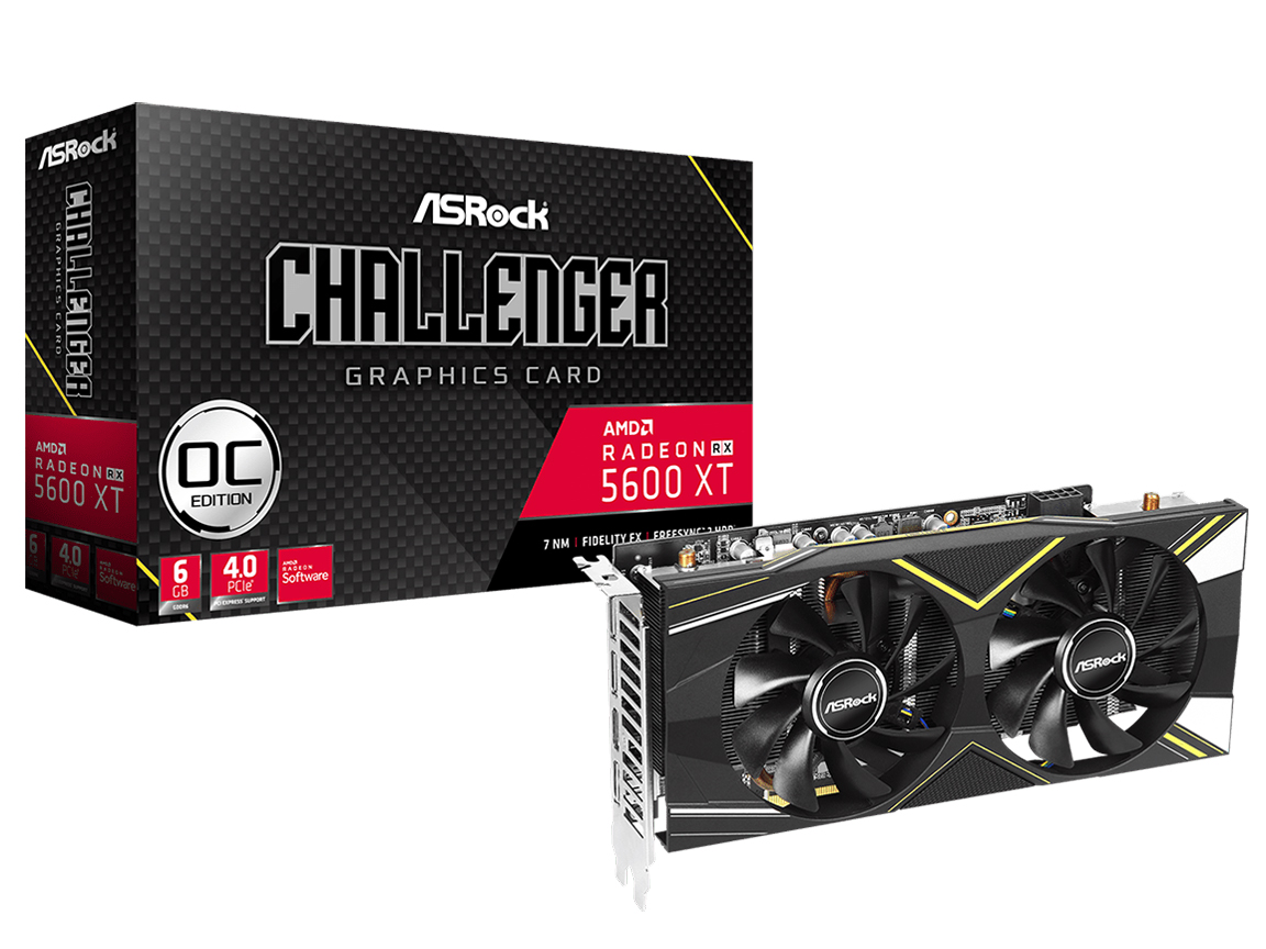 Radeon RX 5600 XT Challenger D 6G OC [PCIExp 6GB]