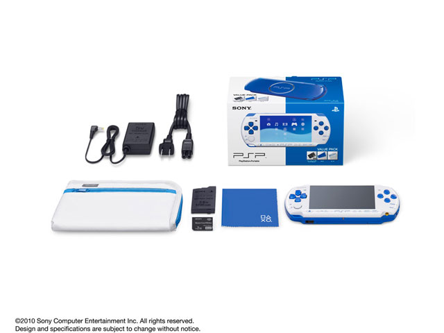 PSP プレイステーション・ポータブル バリューパック ホワイト/ブルー PSPJ-30018