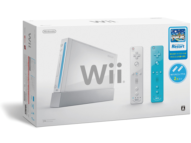 Wii [ウィー] シロ (Wiiリモコンプラス・Wii Sports Resort同梱)