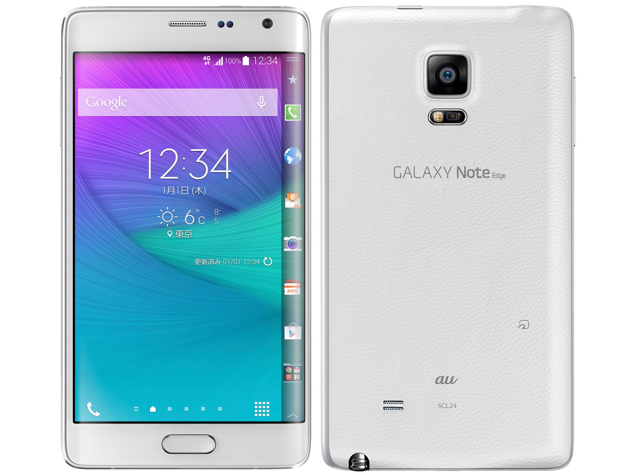GALAXY Note Edge SCL24 au [フロストホワイト]