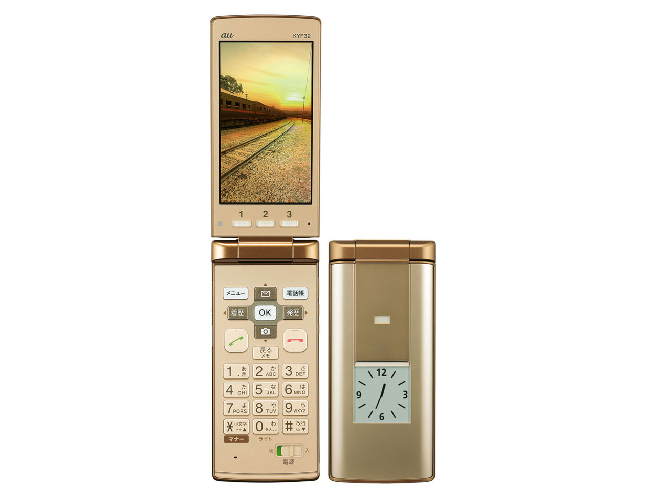 かんたんケータイ KYF32 [ゴールド]