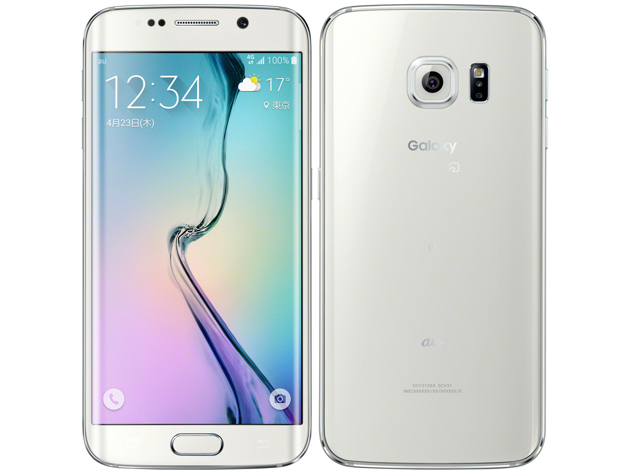 Galaxy S6 edge SCV31 64GB au [ホワイト パール]