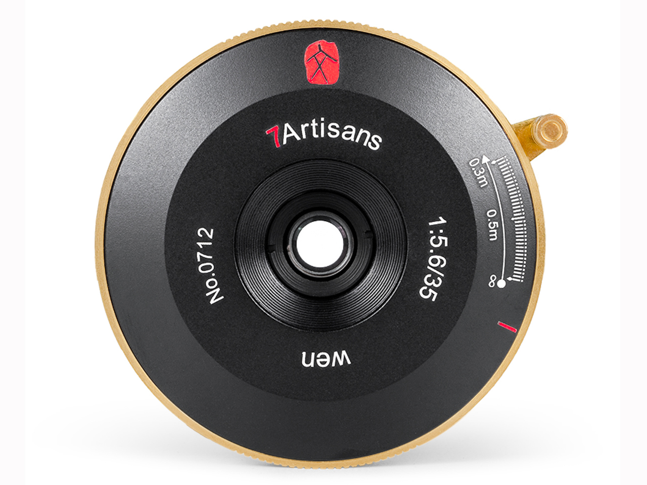 7Artisans 35mm F5.6 3556LMBG [ブラック×ゴールド]