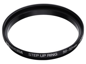 ステップアップリング 50～52mm [ブラック]