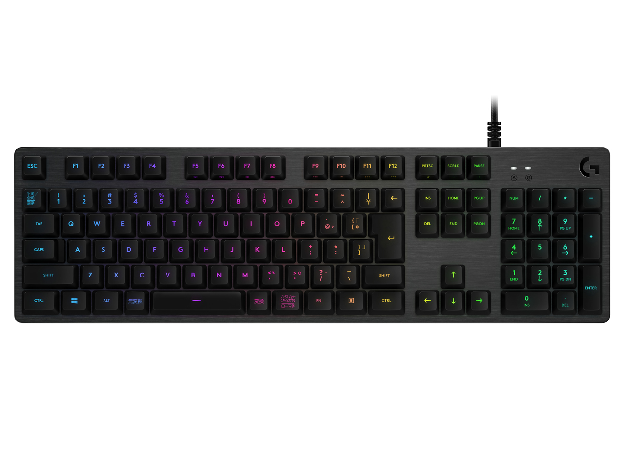G512 Carbon RGB Mechanical Gaming Keyboard (Tactile) G512-TC [カーボンブラック]