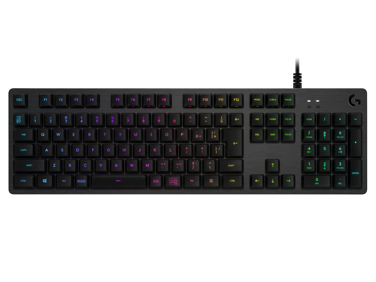 G512 Carbon RGB Mechanical Gaming Keyboard (Linear) G512-LN [カーボンブラック]