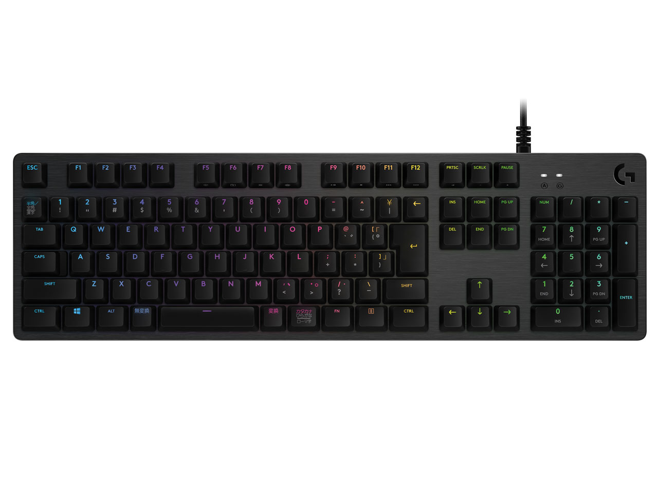 G512 Carbon RGB Mechanical Gaming Keyboard (Clicky) G512-CK [カーボンブラック]