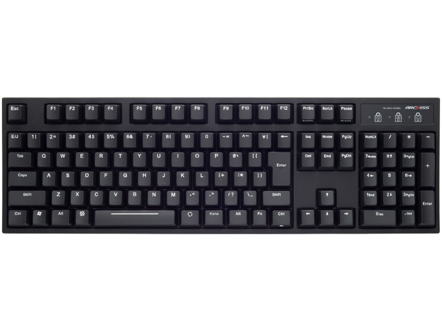 ProgresTouch RETRO AS-KBPD08/SRBKN 静音赤軸 [黒]