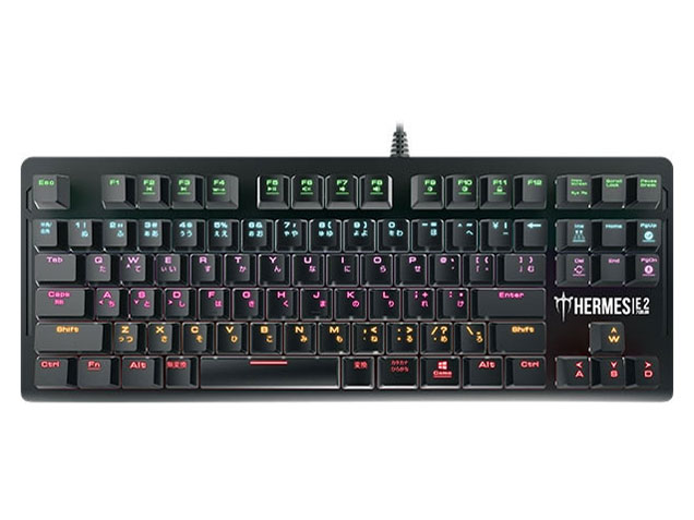 HERMES E2 RED 7COLOR 赤軸 [ブラック]