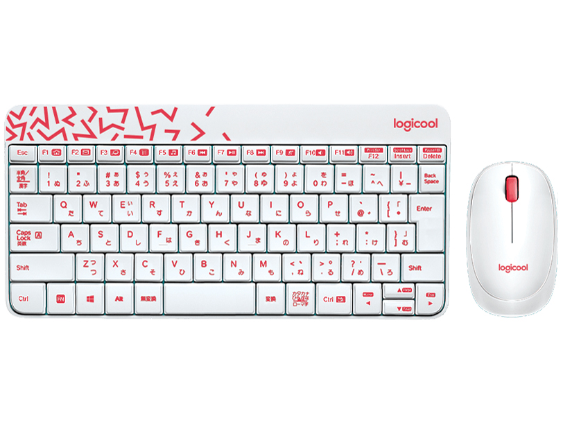 Wireless Combo MK240 MK240nWR [ホワイト/鮮やかな赤]