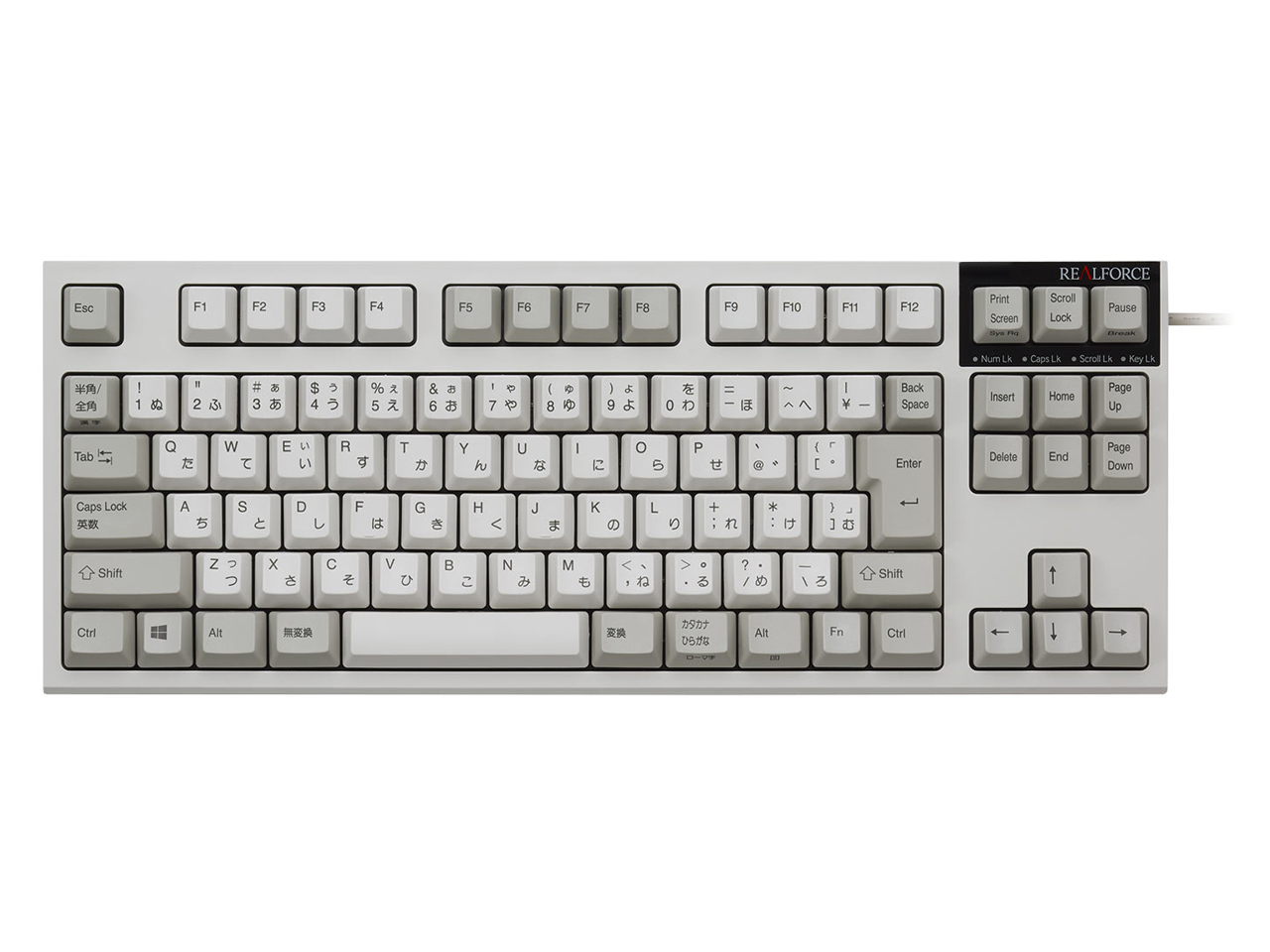 REALFORCE TKL R2TL-JPV-IV [アイボリー]