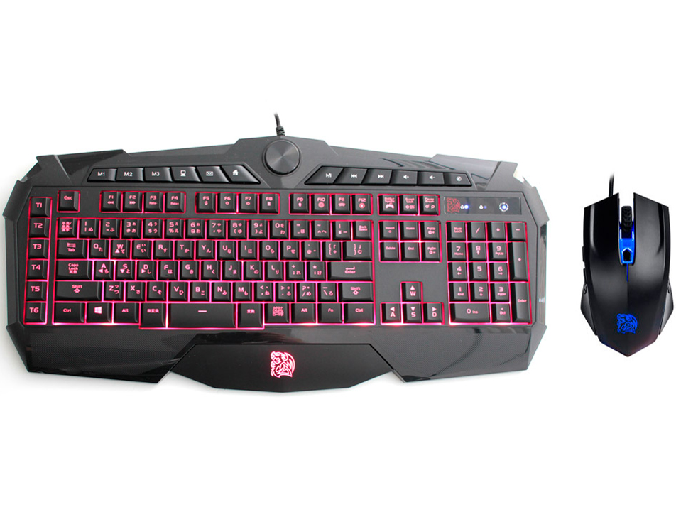 Tt eSPORTS Challenger Prime RGB Combo KB-CPC-MBBRJP-01 [ブラック]