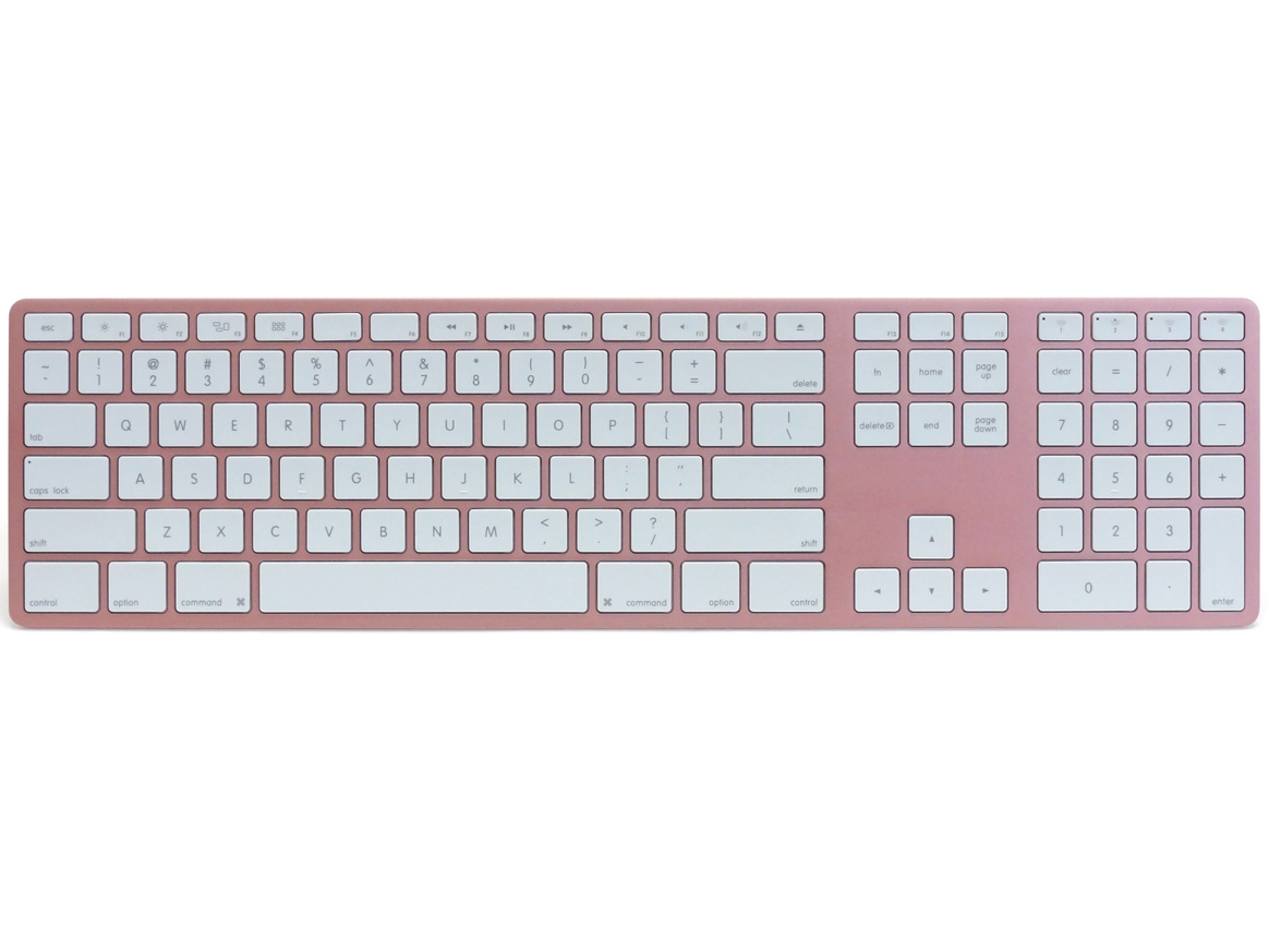 Matias Wireless Aluminum Keyboard FK418BTRG [ローズゴールド]