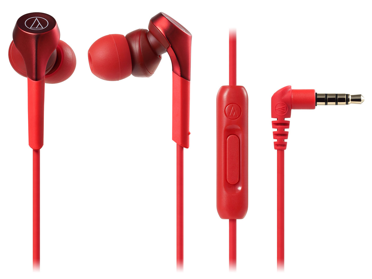 SOLID BASS ATH-CKS550XiS RD [レッド]